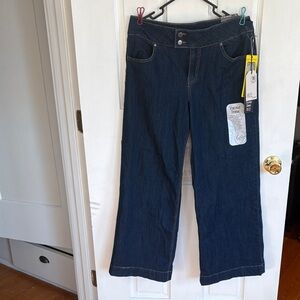 1822 Denim Dark Indigo Flare Jeans